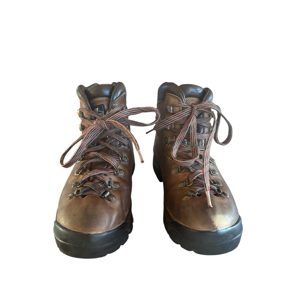 Zamberlan Italian Brown Leather Men's Sz 6 Outdoor GoreTex Trekking Hiking Boots